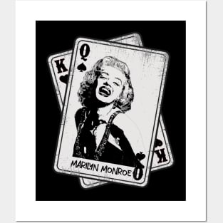 Retro Marilyn Manroe Style Card Posters and Art